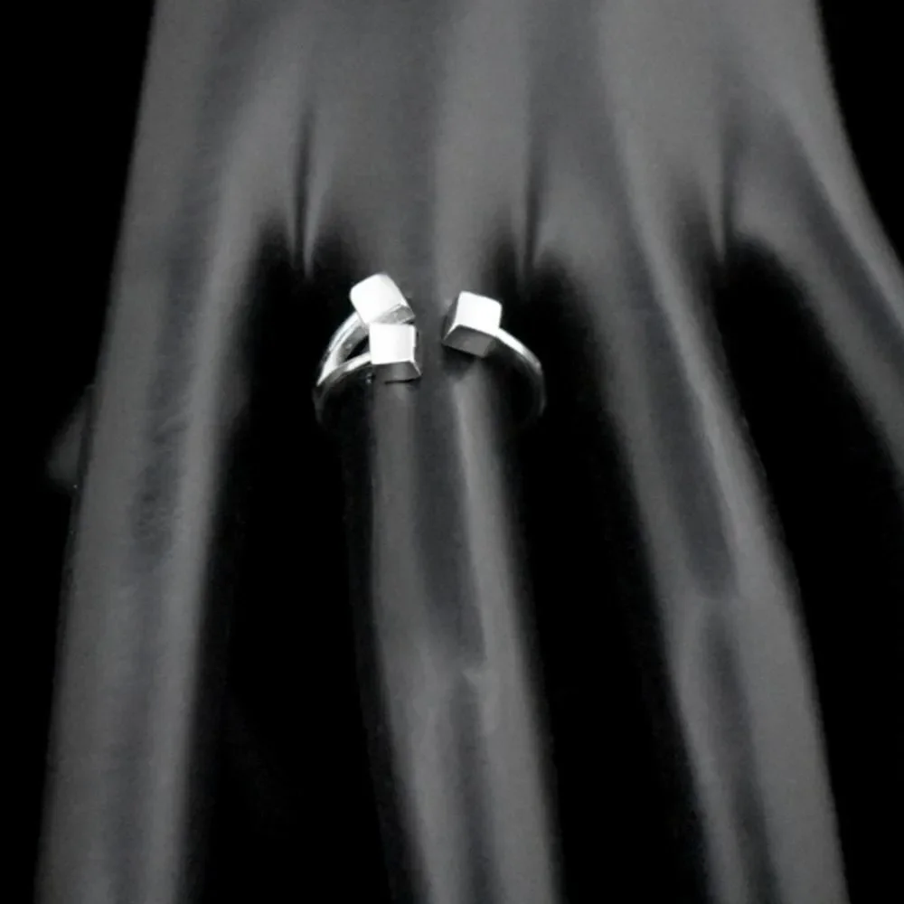 Square Geometry Ring  - Picture 3 of 4